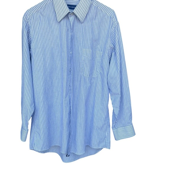 John Ashford Light Blue Striped Button Down Shirt - Picture 4 of 4